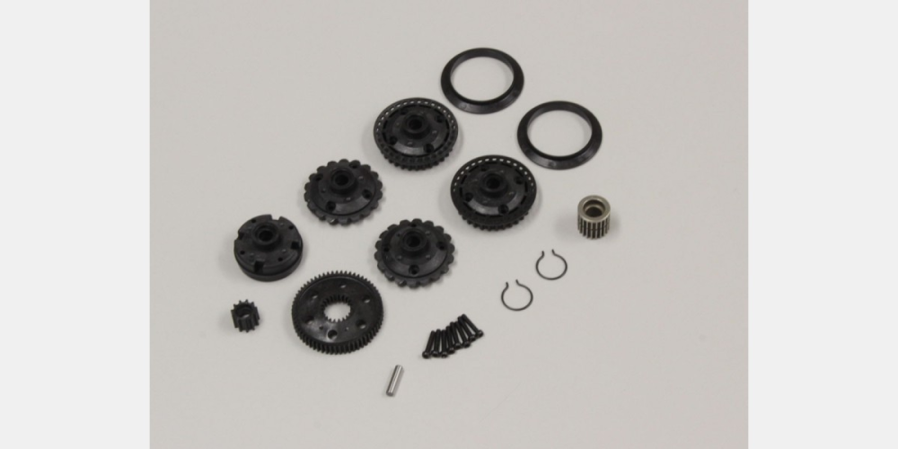 Kyosho Differential Gear Case & Pulley (Suits Optima) OT208B