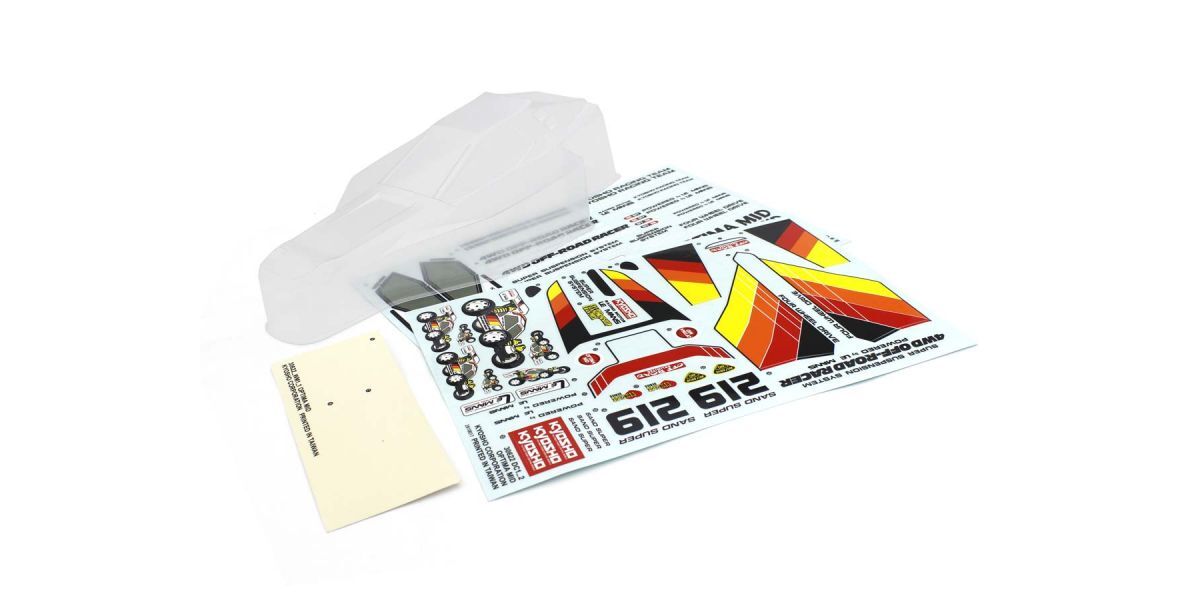 KYO-OTB250 Kyosho Non-Decoration Body (OPTIMA Mid) [OTB250] Kyosho