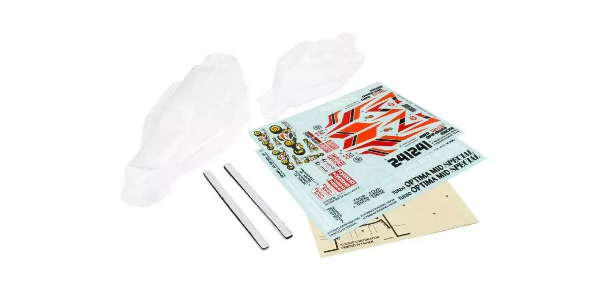 Kyosho Non Decoration Body & Under Body (Optima Mid SP)