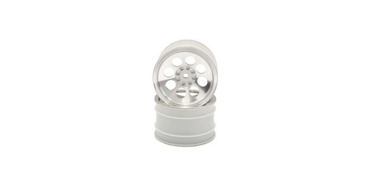 KYO-OTH245SCB Kyosho 8Hole Wheel 50mm (SatinChrome/2pcs/OPTIMA) [OTH245SCB] Kyosho