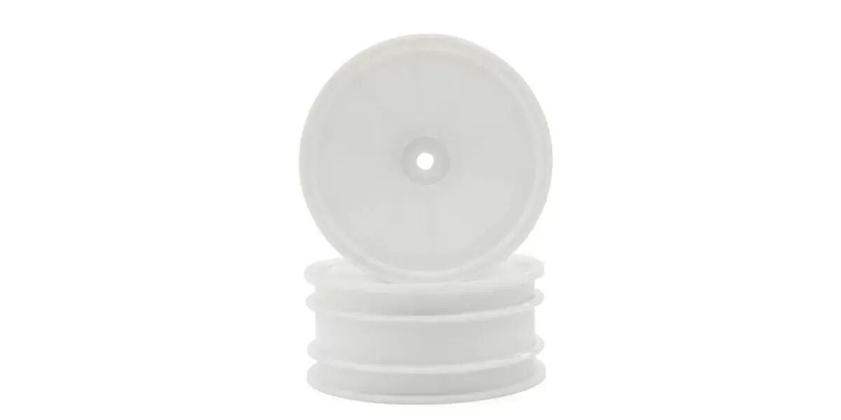 Kyosho 2.2 Dish Wheel(Front/White/2pcs) [OTH247WB]