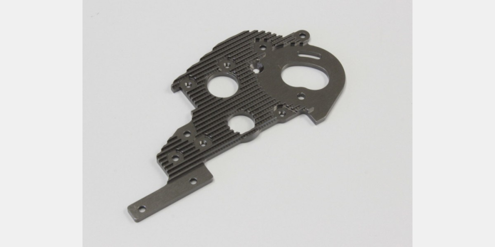 KYO-OTW104GM Kyosho CNC Motor Plate Gunmetal (Optima) Kyosho