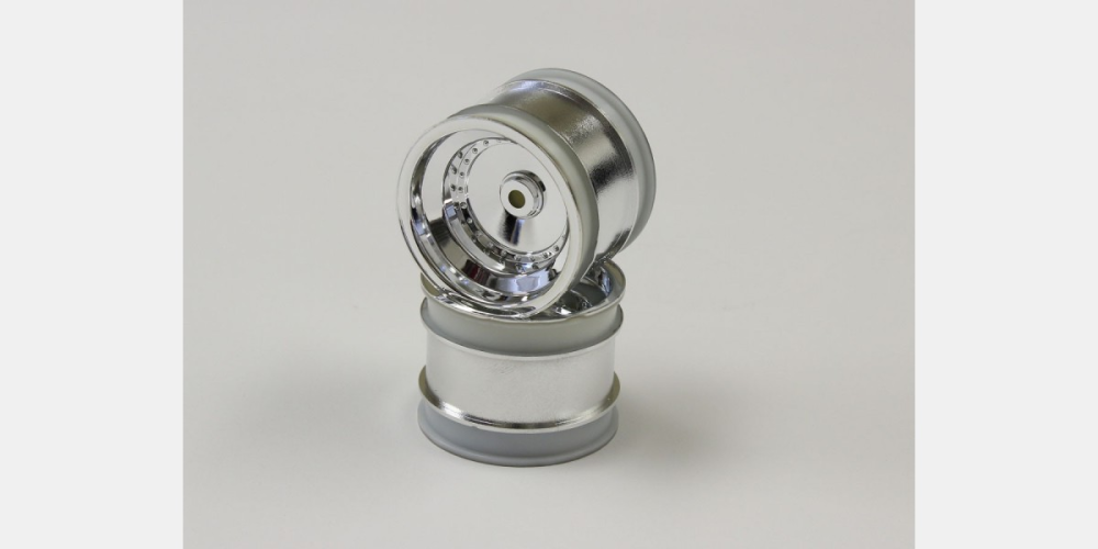 KYO-SCH002CM Kyosho WHEEL RR SHINY CHROME 2PCS SCORP14 Kyosho
