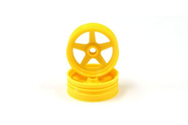 KYO-SCH003Y Kyosho FrontWheel(Yellow/2pcs/BEETLE 2014) Kyosho