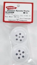 KYO-SCH008W Kyosho Rear Wheel (White/2pcs/Tomahawk) Kyosho