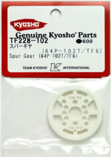 KYO-TF228-102 Kyosho SPUR GEAR 102T