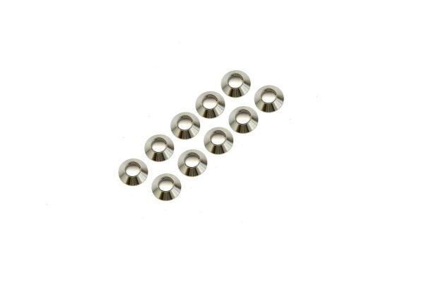 KYO-UT017 Kyosho M3x6 Tapered Washer(Silver/10pcs/ULTIMA)