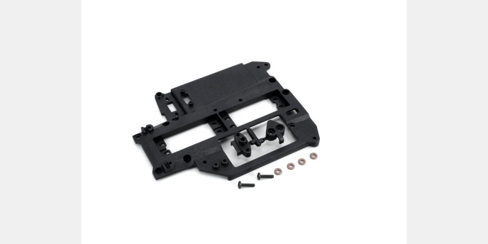 KYO-VZ031B Kyosho RADIO PLATE BLACK Kyosho