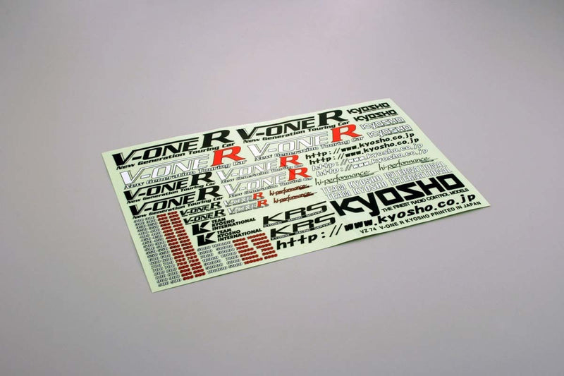 KYO-VZ074 Kyosho DECAL V1R