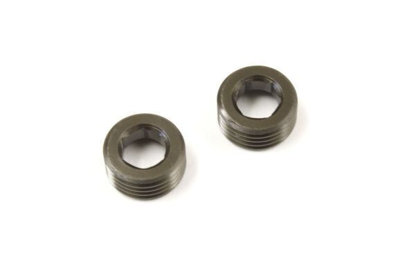 KYO-VZ481GM Kyosho 10mm Screw Cap (Gunmetal/2pcs/FM338) Kyosho