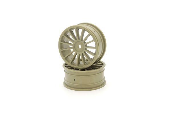 KYO-VZH003G Kyosho Wheel(15-Spoke/Gold/24mm/2Pcs)