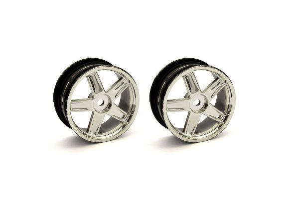 KYO-VZH010CM Kyosho Wheel(5-Spoke/Plating/24mm/2pcs)