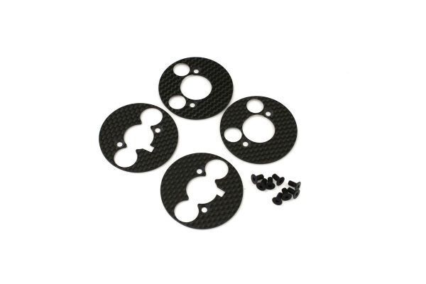 KYO-VZW428 Kyosho Carbon Disk Plate Set(for R4) Kyosho