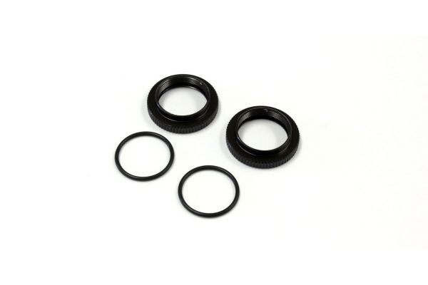 KYO-W5307-03GM Kyosho Spring Adjuster (14mm/Gunmetal/2pcs)