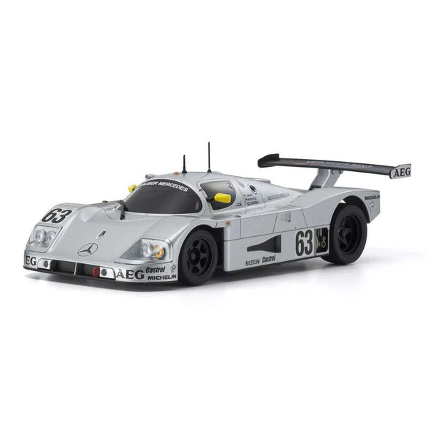 Kyosho 32353S MINI-Z Sauber Mercedes C 9 No. 62 LM 1988 RWD MR-03 Readyset RC Car (Silver)