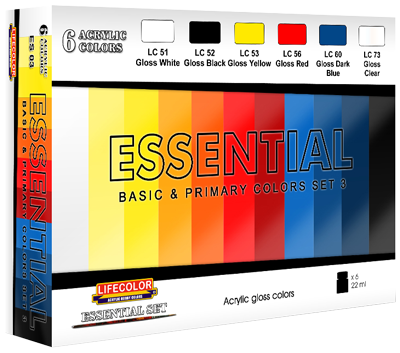 LC-ES03 LifeColor Essentials Set #3 Gloss Lifecolor