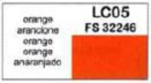 LC-LC05 Lifecolor Matt Orange 22ml Acrylic Paint Lifecolor
