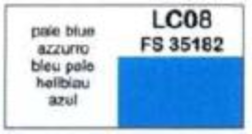 LC-LC08 Lifecolor Matt Pale Blue 22ml Acrylic Paint Lifecolor