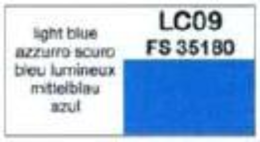LC-LC09 Lifecolor Matt Light Blue 22ml Acrylic Paint Lifecolor