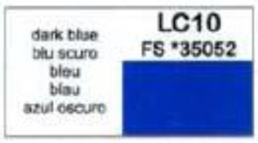 LC-LC10 Lifecolor Matt Blue 22ml Acrylic Paint Lifecolor