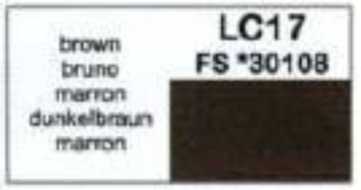 LC-LC17 Lifecolor Matt Brown 22ml Acrylic Paint Lifecolor