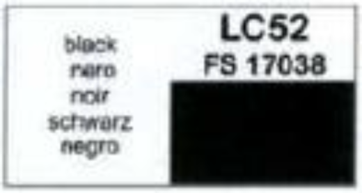 LC-LC52 Lifecolor Gloss Black 22ml Acrylic Paint Lifecolor