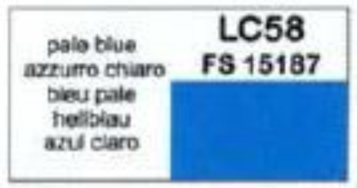 LC-LC58 Lifecolor Gloss Pale Blue 22ml Acrylic Paint Lifecolor