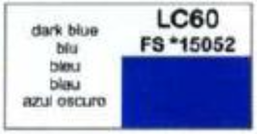 LC-LC60 Lifecolor Gloss Dark Blue 22ml Acrylic Paint Lifecolor