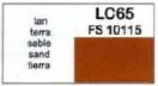 LC-LC65 Lifecolor Gloss Tan 22ml Acrylic Paint Lifecolor