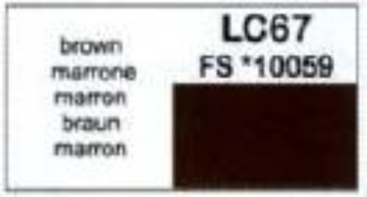 LC-LC67 Lifecolor Gloss Brown 22ml Acrylic Paint Lifecolor
