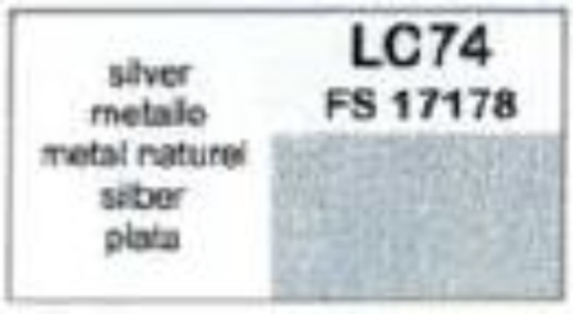LC-LC74 Lifecolor Gloss Silver 22ml Acrylic Paint Lifecolor