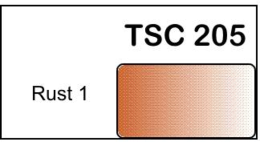 LC-TSC205 Lifecolor Tensocrom Weathering: Rust 1 22ml Acrylic Paint Lifecolor