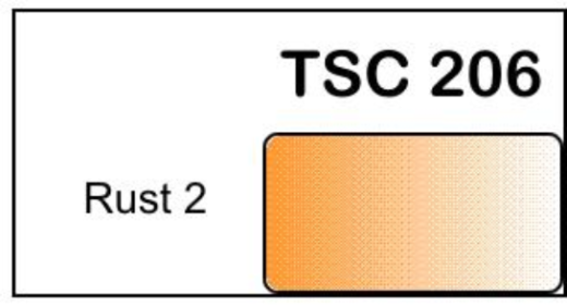 LC-TSC206 Lifecolor Tensocrom Weathering: Rust 2 22ml Acrylic Paint Lifecolor