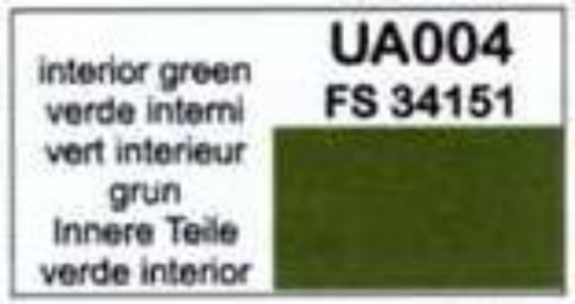 LC-UA004 Lifecolor Interior Green - FS34151 22ml Acrylic Paint Lifecolor