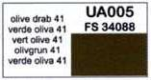 LC-UA005 Lifecolor Olive Drab 41 22ml Acrylic Paint Lifecolor