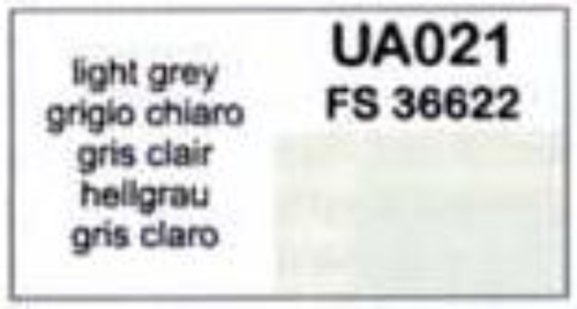 LC-UA021 Lifecolor Light Grey - FS36622 22ml Acrylic Paint Lifecolor