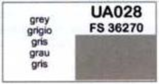 LC-UA028 Lifecolor Mid Grey 22ml Acrylic Paint Lifecolor
