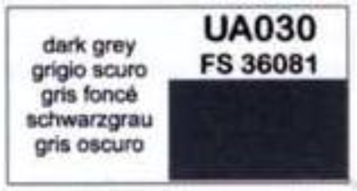 LC-UA030 Lifecolor Dark Grey - FS36081 22ml Acrylic Paint Lifecolor