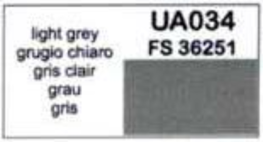 LC-UA034 Lifecolor Light Grey - FS36251 22ml Acrylic Paint Lifecolor
