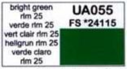 LC-UA055 Lifecolor Bright Green 22ml Acrylic Paint Lifecolor
