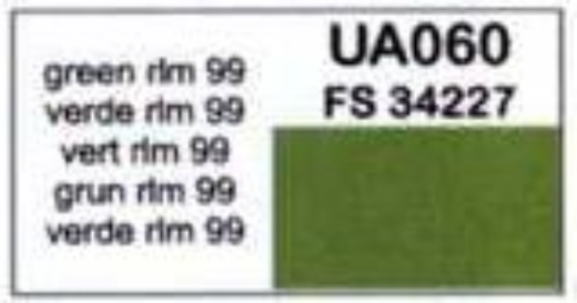 LC-UA060 Lifecolor Green RLM 99 22ml Acrylic Paint Lifecolor