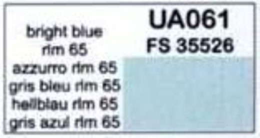 LC-UA061 Lifecolor Bright Blue RLM 65 22ml Acrylic Paint Lifecolor