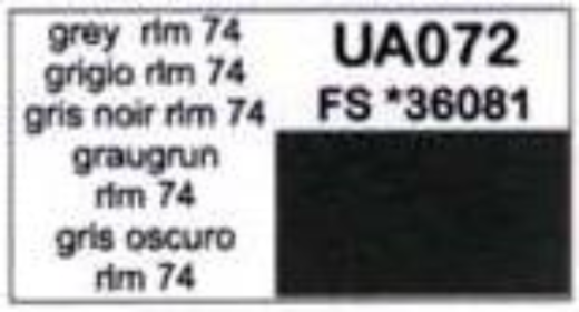LC-UA072 Lifecolor Grey RLM 74 22ml Acrylic Paint Lifecolor