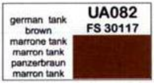 LC-UA082 Lifecolor German Tank Brown 22ml Acrylic Paint Lifecolor