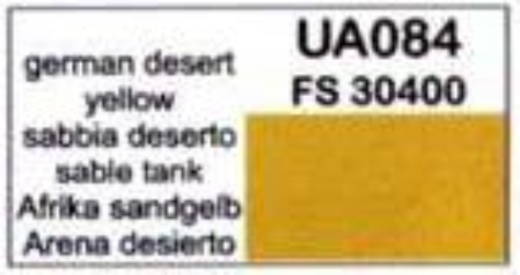 LC-UA084 Lifecolor German Tank Yellow 22ml Acrylic Paint Lifecolor