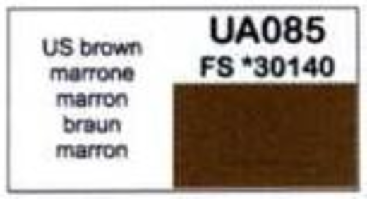 LC-UA085 Lifecolor US Brown 22ml Acrylic Paint Lifecolor