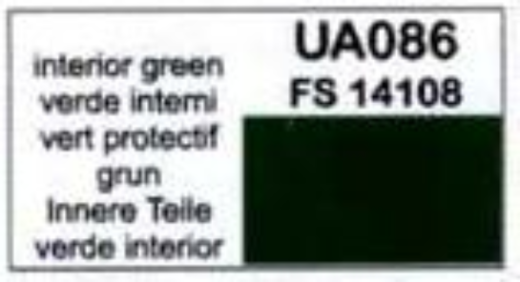 LC-UA086 Lifecolor Interior Green - FS14108 22ml Acrylic Paint Lifecolor