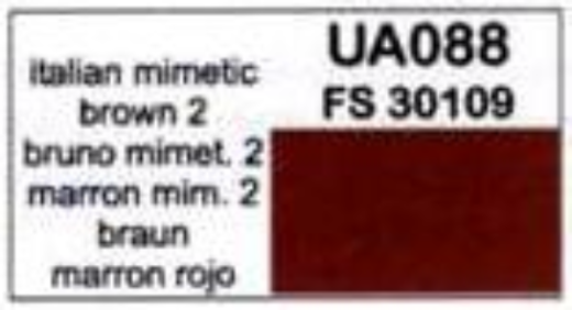 LC-UA088 Lifecolor Italian Brown 2 22ml Acrylic Paint Lifecolor