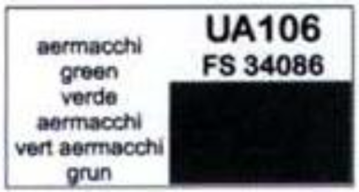 LC-UA106 Lifecolor Aermacchi Green 22ml Acrylic Paint Lifecolor