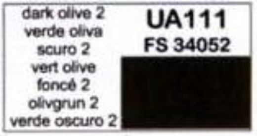 LC-UA111 Lifecolor Dark Olive 2 22ml Acrylic Paint Lifecolor